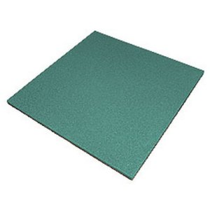 Резиновая плитка 500х500х20мм Зеленая