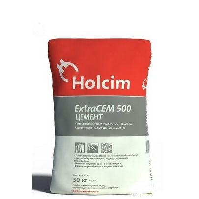 Цемент М-500  Холсим (ExtraCEM) 50кг