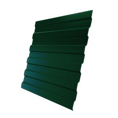 Профнастил стеновой полиэстер С8 0,35-0,4х1200х2000мм темно-зеленый Ral-6005